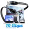 CableGeeker Cat 6 Ethernet Cable 25 ft IndoorOutdoor High Speed 10Gbps Flat Internet Network Cable Pure Copper Ethernet Patch Cable Long Computer LAN Cable with Clips Straps for Router Modem PS45 Blac