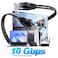 CableGeeker Cat 6 Ethernet Cable 25 ft IndoorOutdoor High Speed 10Gbps Flat Internet Network Cable Pure Copper Ethernet Patch Cable Long Computer LAN Cable with Clips Straps for Router Modem PS45 Blac