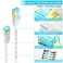 AOPOCKAN TECH Cat 6 Ethernet Cable 75 ftFlat Internet Network LAN Patch Cords Solid Cat6 High Speed Computer Wire with Clips Snagless Rj45 Connectors for ModemRouterPS4 Faster Than Cat5Cat5e 75ft Whit
