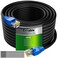 Conable Cat6 Outdoor Ethernet Cable 250ft Heavy Duty Double Jackets Internet Cord Waterproof Direct Burial from 25FT to 500 FT Support PoE Cat6 Cat5e Cat5 Network Cat 6 RJ45 Patch Cable with 25 Ties