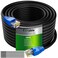 Conable Cat6 Outdoor Ethernet Cable 250ft Heavy Duty Double Jackets Internet Cord Waterproof Direct Burial from 25FT to 500 FT Support PoE Cat6 Cat5e Cat5 Network Cat 6 RJ45 Patch Cable with 25 Ties