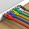 ecjtu Cat6 Patch Cables 10 Feet 6 Pack Cat 6 Ethernet Cable 24AWG CCA UTP Network Cord Internet Cable Compatible for PC Laptop Router Switch Server Printer RJ45 LAN with 25 Cable Ties 10FT