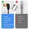 Duttek 90 Degree Ethernet Extend Cable Cat 8 RJ45 Ethernet Adapter Cable 90 Degree Left Angled Male to Female Network Extension Adapter Cable with Screw Panel Mount for Hub Routers 165ft50CM