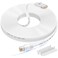 Folishine 50 ft Ethernet Cable Cat 6eCat 6 High Speed Flat White Shielded LAN Cable for Ethernet Network Switch PS4 and Modem