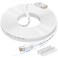 Folishine 50 ft Ethernet Cable Cat 6eCat 6 High Speed Flat White Shielded LAN Cable for Ethernet Network Switch PS4 and Modem