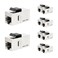 iwillink 10Gbps CAT6 Coupler RJ45 Keystone Shielded Coupler 10Pack Ethernet Coupler Female to Female Keystone Jack STP Keystone Insert for Cat6Cat5e Cable