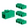 iwillink 10Pack Female to Female Cat6 Keystone Jack UTP Coupler Green