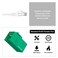 iwillink 10Pack Female to Female Cat6 Keystone Jack UTP Coupler Green