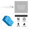 iwillink RJ45 Cat6 Keystone Coupler 10Pack Female to Female Cat6 Keystone Jack UTP Keystone Coupler Insert Blue