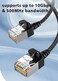 JUXINICE 2Pack CAT6a Ethernet Cable 15FT Thin CAT6 Network Cable10Gbps RJ45 Snagless Internet Cord UTP RJ45 Computer Network Cord for PC Mac LaptopPS5 PS4XboxBlack