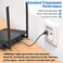 JUXINICE 2Pack CAT6a Ethernet Cable 15FT Thin CAT6 Network Cable10Gbps RJ45 Snagless Internet Cord UTP RJ45 Computer Network Cord for PC Mac LaptopPS5 PS4XboxBlack