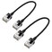 JUXINICE 2Pack CAT6a Ethernet Cable 15FT Thin CAT6 Network Cable10Gbps RJ45 Snagless Internet Cord UTP RJ45 Computer Network Cord for PC Mac LaptopPS5 PS4XboxBlack