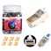 PETECHTOOL RJ45 CAT6a Cat6 Connector with Grounding Buckle Gold Plated 8P8C Grounded Pass Through Shield Plug 50PCExternal grounding