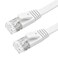 REXUS Cat 6 White Flat Shielded Ethernet Network Cable 50 FT High Speed 10Gbps LAN Wires Internet Patch Cable with RJ45 Connector Faster Than Cat5Cat5e C6F150B