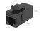 Tedgetal Cat6 Keystone Coupler RJ45 Ethernet Jack Insert 10 Pack Coupler Female to Female Inline Extender Black