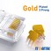 Tedgetal Cat6 RJ45 Connectors 100PACK Cat6 Cat5e RJ45 Ends Pass Through Ethernet Cable Crimp Connectors for Solid Wire and Standard UTP Network Cables