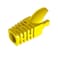VIVOCH 50 Pcs Cat5 Cat5E Cat6 Strain Relief Boot RJ45 Plug Connector Cover Modular Network Plug Connector Cap Cable Connector Boots Yellow