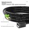 Weetcoocm Ethernet Extension Cable 25ft Network Cat6a Extension Patch Cable RJ45 Cords Shielded Male to Female Connector 25FT
