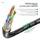 Weetcoocm Ethernet Extension Cable 25ft Network Cat6a Extension Patch Cable RJ45 Cords Shielded Male to Female Connector 25FT
