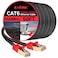 XXONE 50ft Outdoor Cat6 Ethernet Cable 26AWG HeavyDuty Waterproof Direct Burial Weatherproof for Network Adapters Hubs Switches Routers RJ45