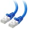 Cable Matters 10Gbps Snagless Long Shielded Cat 6A Ethernet Cable 100ft Cat 6A Cable Cat6A Cord Ethernet Cord Blue