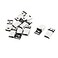 sourcing map uxcell 10 PCS Mini USB 5 Pin B Male Connector Port Solder Replacement
