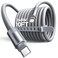 LISEN 10FT USB C Cable Fast Charging Chubby 240W Cable USB C to USB C Fast Charging Soft Silicone USBC to USBC Parallel Cable for iPhone 17 Pro Max 16 15 Air Samsung S25 Ultra MacBook Pro Air iPad
