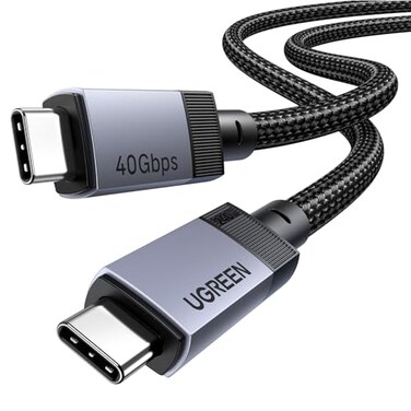 UGREEN 240W USB C Cable 40Gbps USB C Cable USB40 GEN3 8K 60Hz PD 31 Video Cable Compatible with Thunderbolt 43 USB C Monitors Hubs Docks MacBook iPhone 171615 Galaxy S25S24 33FT
