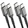 ULIFTUS 3ft USB C to C Cable 2 Pack USB 20 Braided USB C to USB C Cable Fast Charging Compatible with Apple iPhone 15 iPad miniAir Samsung Galaxy S23 Ultra Google Pixel 7 USBC Cable 1m