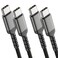 ULIFTUS 3ft USB C to C Cable 2 Pack USB 20 Braided USB C to USB C Cable Fast Charging Compatible with Apple iPhone 15 iPad miniAir Samsung Galaxy S23 Ultra Google Pixel 7 USBC Cable 1m