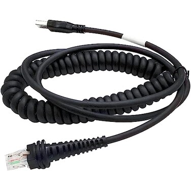 SOTESIN Barcode Scanner USB to RJ45 Cable CBL500300S00 1900GHD 1900GSR 1902GSR 1300G 1450G Barcode Scanner USB Cables for Honeywell 3M 10FT Coiled USB Port