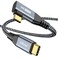 LDLrui 3FT Right Angle USB C Monitor Cable 20Gbps Data 4K Video 100W PD