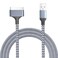 LBSC USB to 30 Pin Charger Cable Compatible with Old iPhone 44s3G3GSOld iPad 123 GenerationiPod Classic 321 genTouch 4321Nano 654321USB Fast Charging Data Sync Nylon Cable33ft