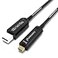 phoossno UL CMP Plenum Rated USB A to C Fiber Optical 31 Cable 10Gbps 50FT Compatible with Microsoft Azure Logitech Camera AverVaddioBarco ClickShare Touch Screen Kinect Intel RealSense
