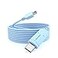 OIKWAN 6ft USBA to MiniB RS232 Console Cable with FTDI Chipset for Routers Switches Device Management