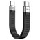 Rixmie Short USB C Cable 40Gbps USB4 Cable Compatible with Thunderbolt 43 Interface USB C to USB C Cable Supports 8K Display
