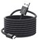 Ruaeoda Long Micro USB Cable Android Charger 25ft with GoldPlated Compatible with PS4 Charger Cable High Speed 20 USB A Male to Micro USB Nylon Braided Cable for Android Phone Charger Cable