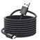 Ruaeoda Long Micro USB Cable Android Charger 25ft with GoldPlated Compatible with PS4 Charger Cable High Speed 20 USB A Male to Micro USB Nylon Braided Cable for Android Phone Charger Cable