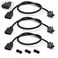 Jstincal ARGB Female Cable 1to1 ARGB Extension Cable 5V 3Pin Digital Addressable RGB Extension Cable ARGB PC Cables 118 Inches 3Pack