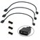 Jstincal ARGB Female Cable 1to1 ARGB Extension Cable 5V 3Pin Digital Addressable RGB Extension Cable ARGB PC Cables 118 Inches 3Pack
