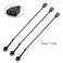 Jstincal ARGB Female Cable 1to1 ARGB Extension Cable 5V 3Pin Digital Addressable RGB Extension Cable ARGB PC Cables 118 Inches 3Pack