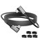 Conable 1FT USB C Cable 90 Degree USB C 31 Gen 2 Cable 4K Monitor Video Output 10Gbps High Speed Data Transfer 100W Fast Charging Compatible with iPhone 17 MacBook Dell XPS CarPlay Portable Monitor