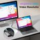 Conable 1FT USB C Cable 90 Degree USB C 31 Gen 2 Cable 4K Monitor Video Output 10Gbps High Speed Data Transfer 100W Fast Charging Compatible with iPhone 17 MacBook Dell XPS CarPlay Portable Monitor