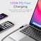 Conable 1FT USB C Cable 90 Degree USB C 31 Gen 2 Cable 4K Monitor Video Output 10Gbps High Speed Data Transfer 100W Fast Charging Compatible with iPhone 17 MacBook Dell XPS CarPlay Portable Monitor