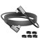 Conable 1FT USB C Cable 90 Degree USB C 31 Gen 2 Cable 4K Monitor Video Output 10Gbps High Speed Data Transfer 100W Fast Charging Compatible with iPhone 17 MacBook Dell XPS CarPlay Portable Monitor