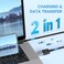 ANLINK 2 Pack 164ft5M Long USB C Cable Charging and Data Transfer Durable USB A to USB C Power Charging Replacement Cord for Home Security Cameras Phones Switch Pro Controllers and More DevicesBlack