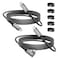 Conable 2Pack USB C Cable 2FT USB C 31 Cable 4K Monitor Video Output 10Gbps High Speed Data Transfer 100W Fast Charging Compatible with iPhone 17 MacBook Dell XPS CarPlay Portable Monitor