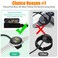 AGVEE 33ft Angled Replacement Charger Cable for Coros Smartwatch 90 Degree Braided Cord for Coros Pace 3Pace 2Apex 2 ProApex 2ApexVertix 2Vertix Black