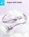 Anker Car Carplay Cable for iPhone 17 16 Pro Max Plus Upcycled Braided USB A to USB C Car Charger Cord for Samsung Note20 and More 3FTViolet