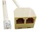 APG Printer Interface Cable CDD1D2EP Dual Drawer Splitter Cable RJ12 Male Splitter Cable Cash Drawers with MultiPRO Interface Compatible with Epson Printers